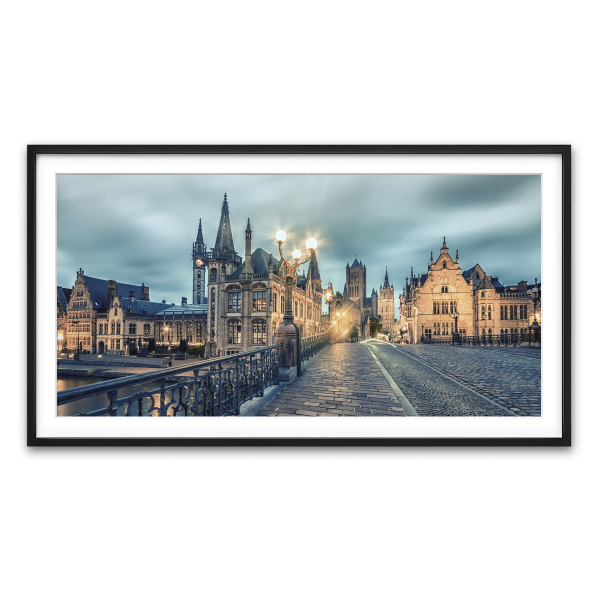 Framed Print 2x1 Black