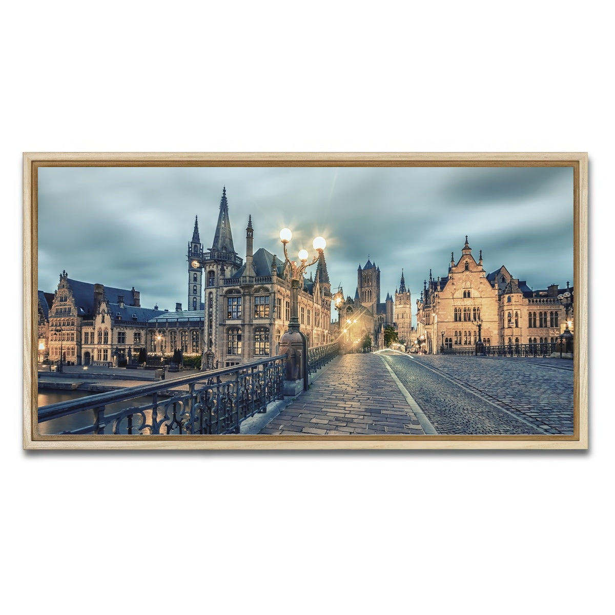 AUTO-MOCKUP WHITE | Ghent | 1 Piece | Natural Framed Canvas | group=2x1
