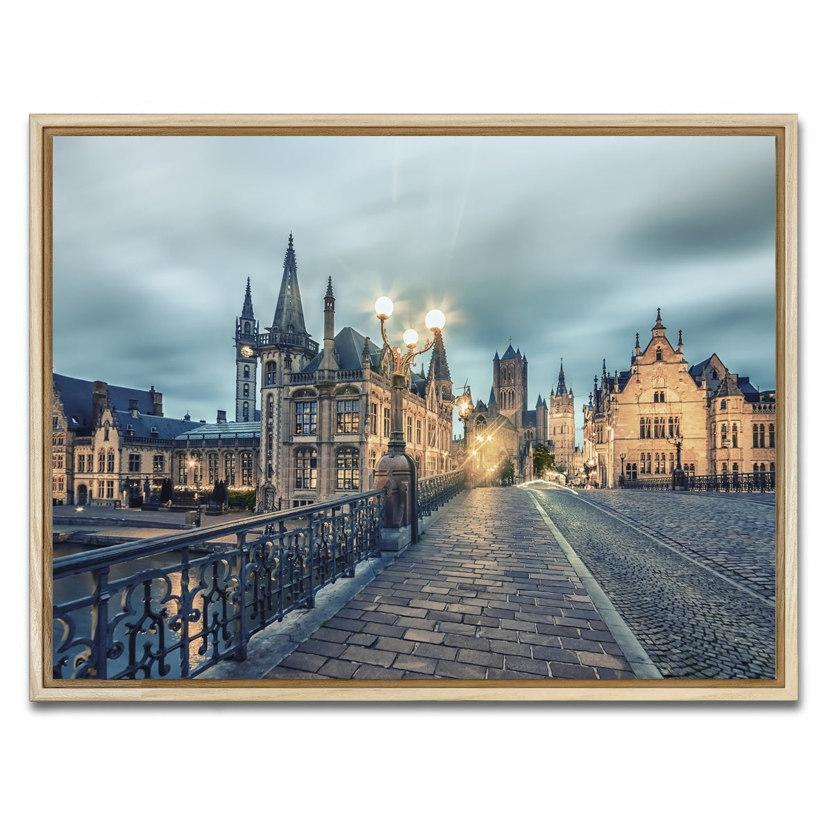 AUTO-MOCKUP WHITE | Ghent | 1 Piece | Natural Framed Canvas | group=4x3