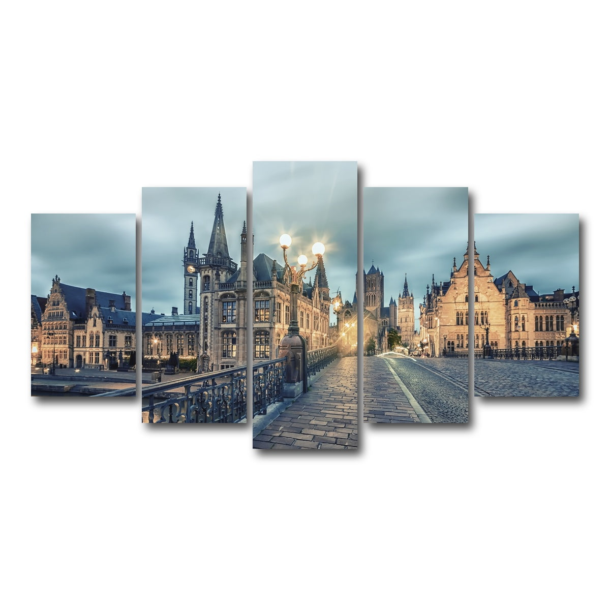 AUTO-MOCKUP WHITE | Ghent | 5 Piece | Gallery Wrap Canvas | group=5_normal