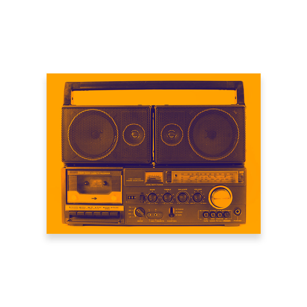 Ghettoblaster Wall Art