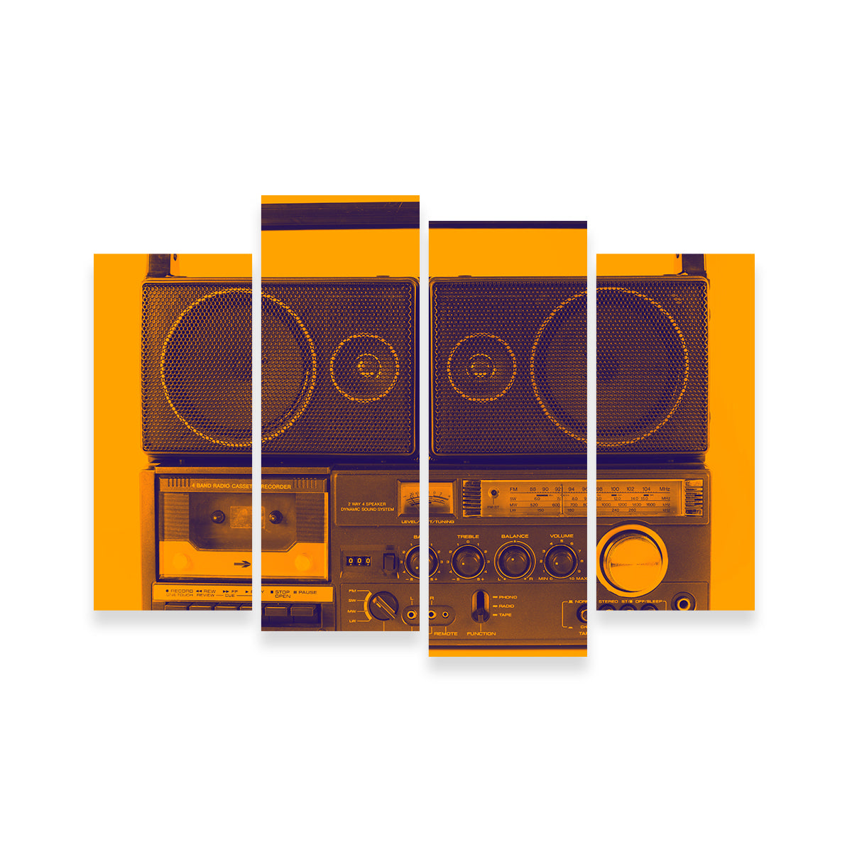 Ghettoblaster Wall Art