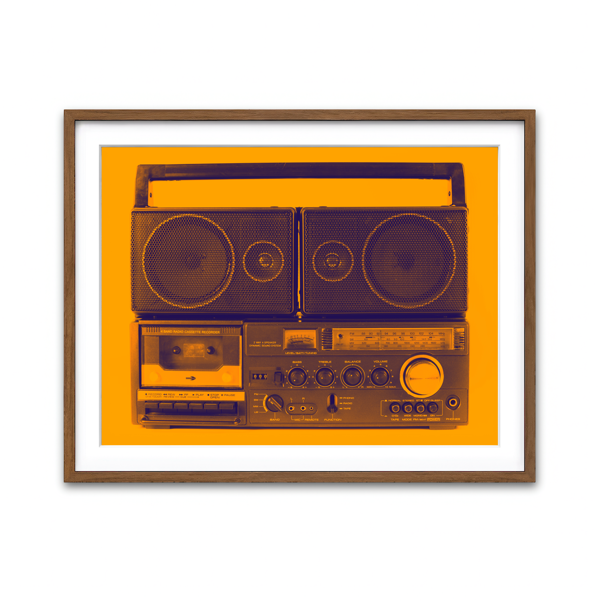 Framed Print 4x3 Walnut