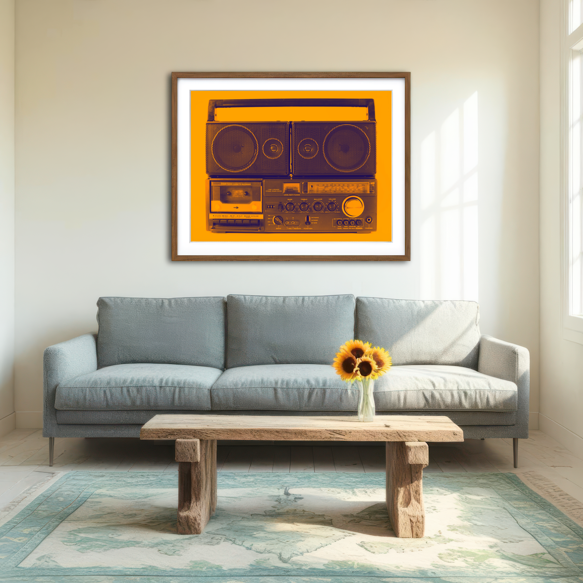 AUTO-MOCKUP ROOM | Ghettoblaster Wall Art