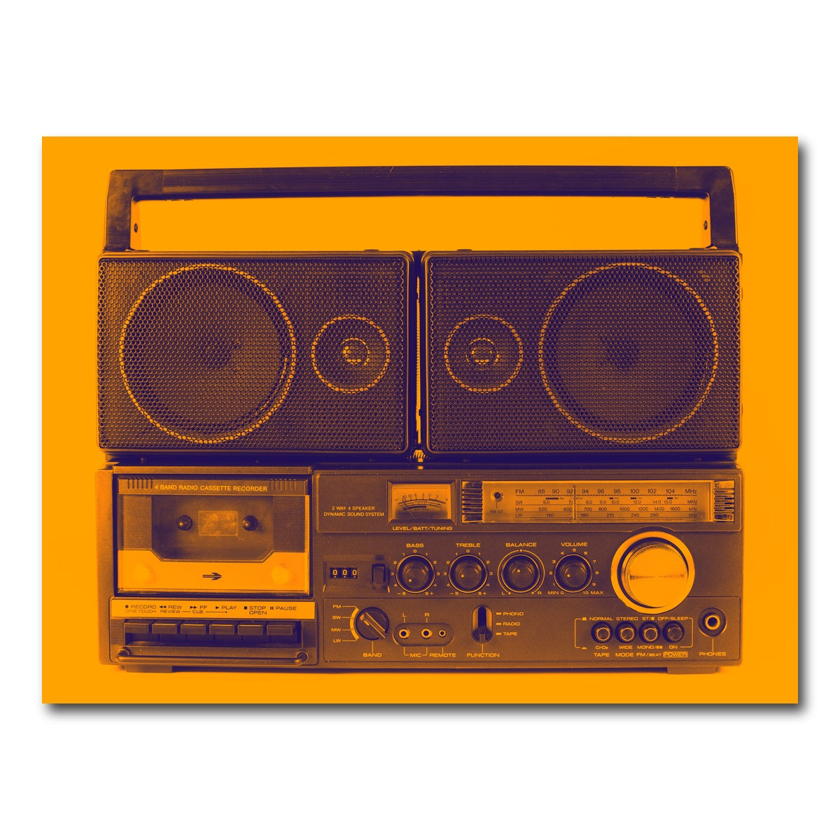 AUTO-MOCKUP WHITE | Ghettoblaster | 1 Piece | Gallery Wrap Canvas | group=4x3