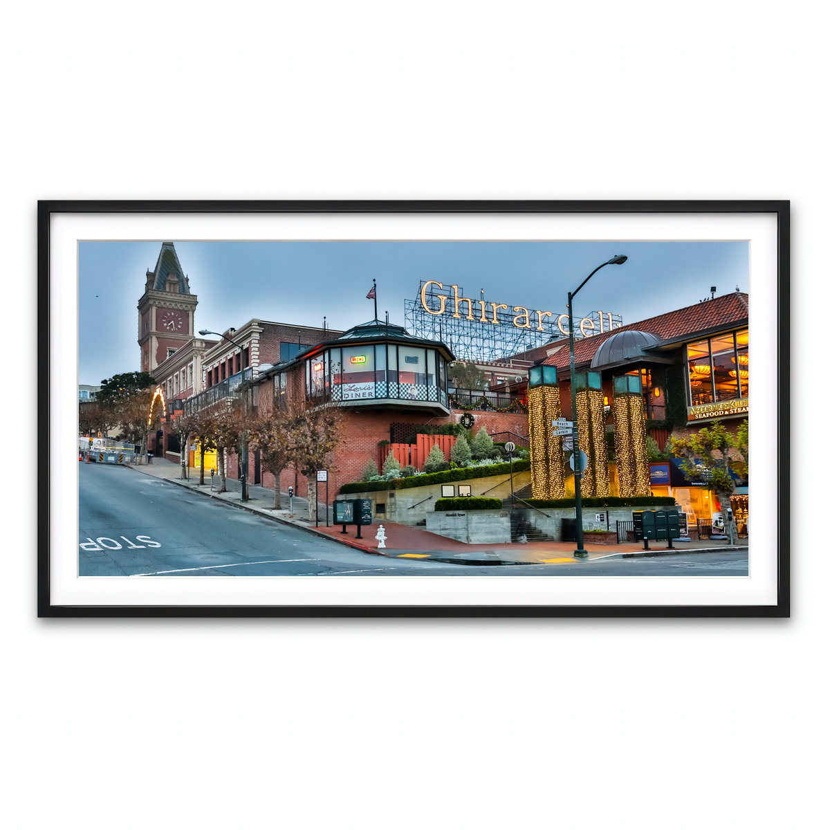 Framed Print 2x1 Black