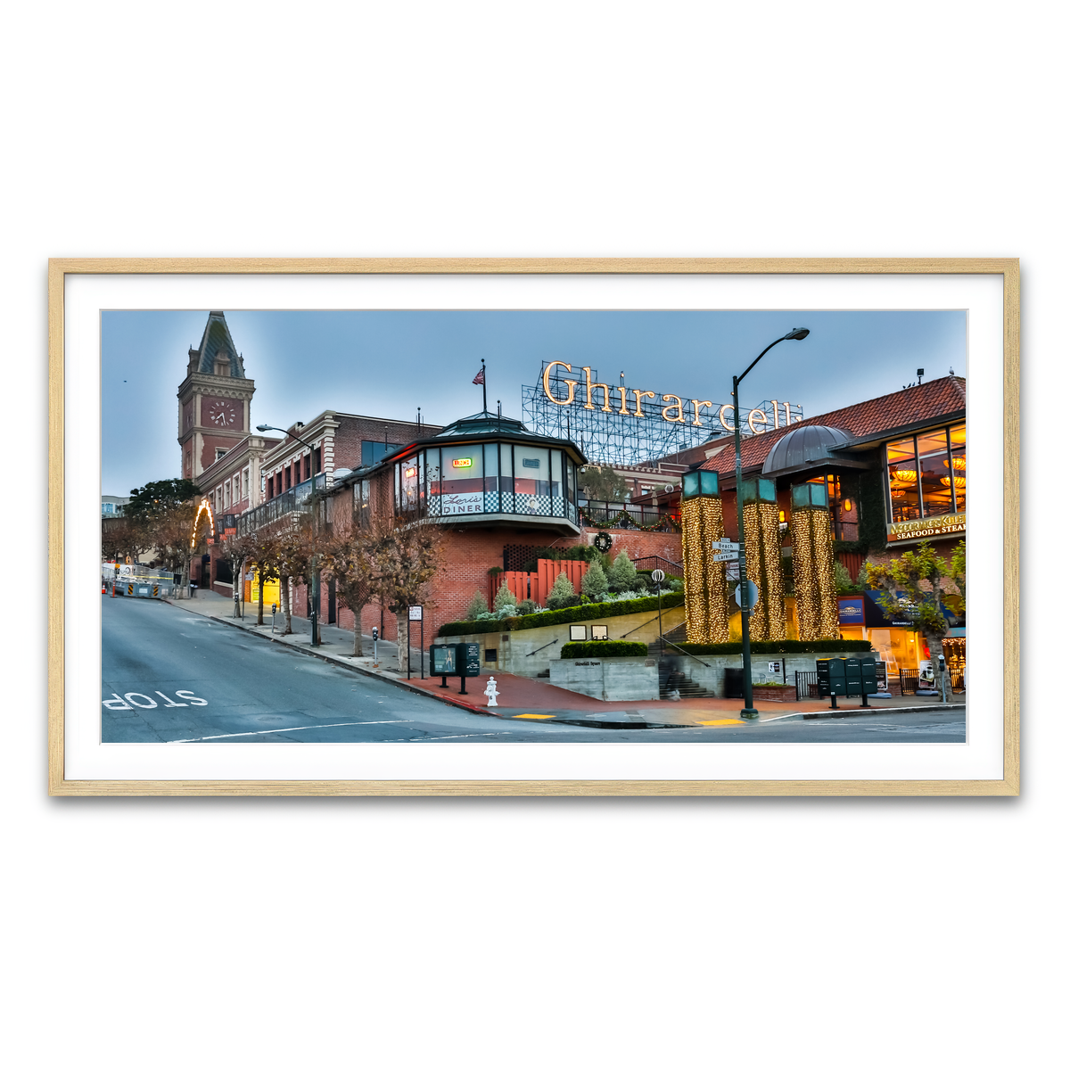 Framed Print 2x1 Natural