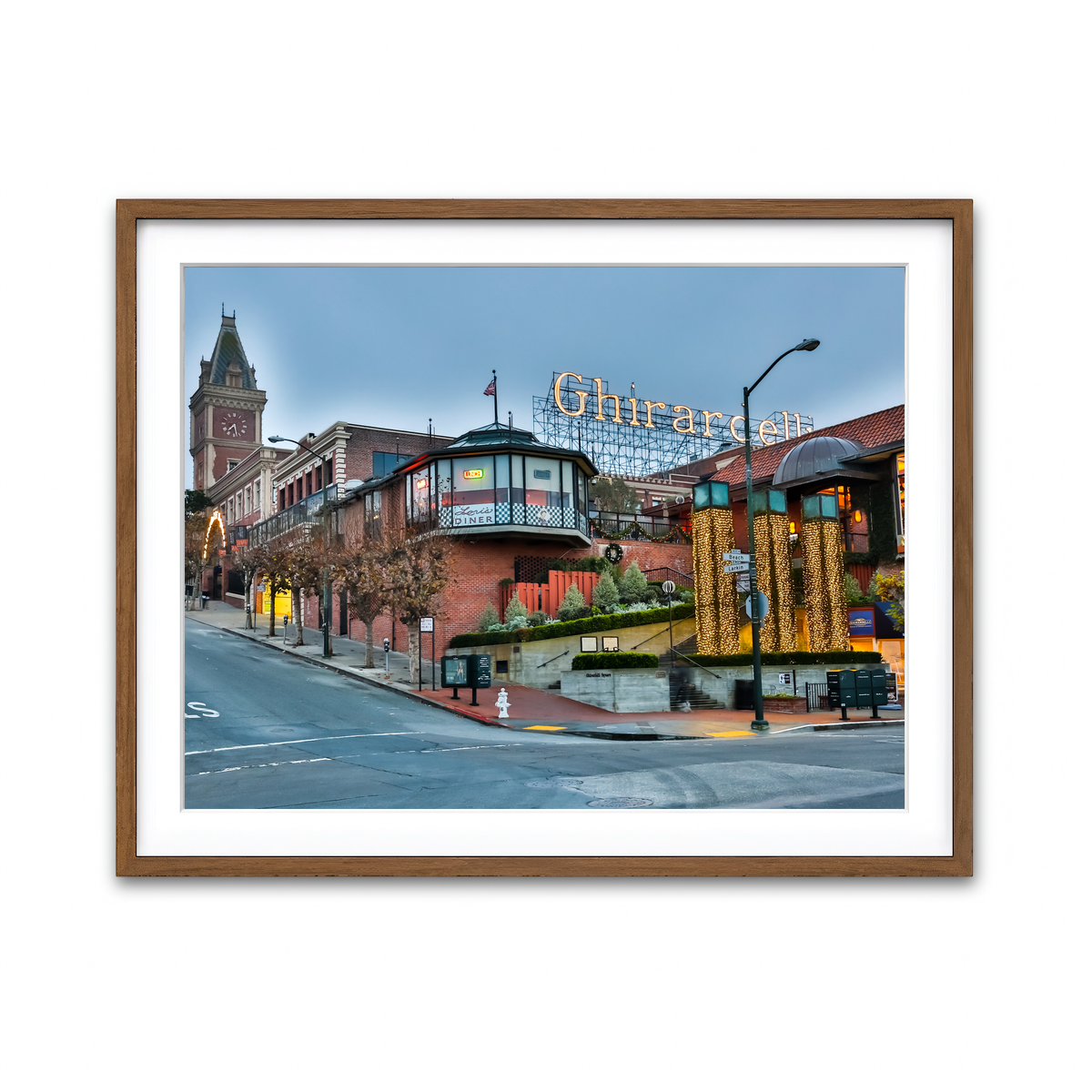 Framed Print 4x3 Walnut