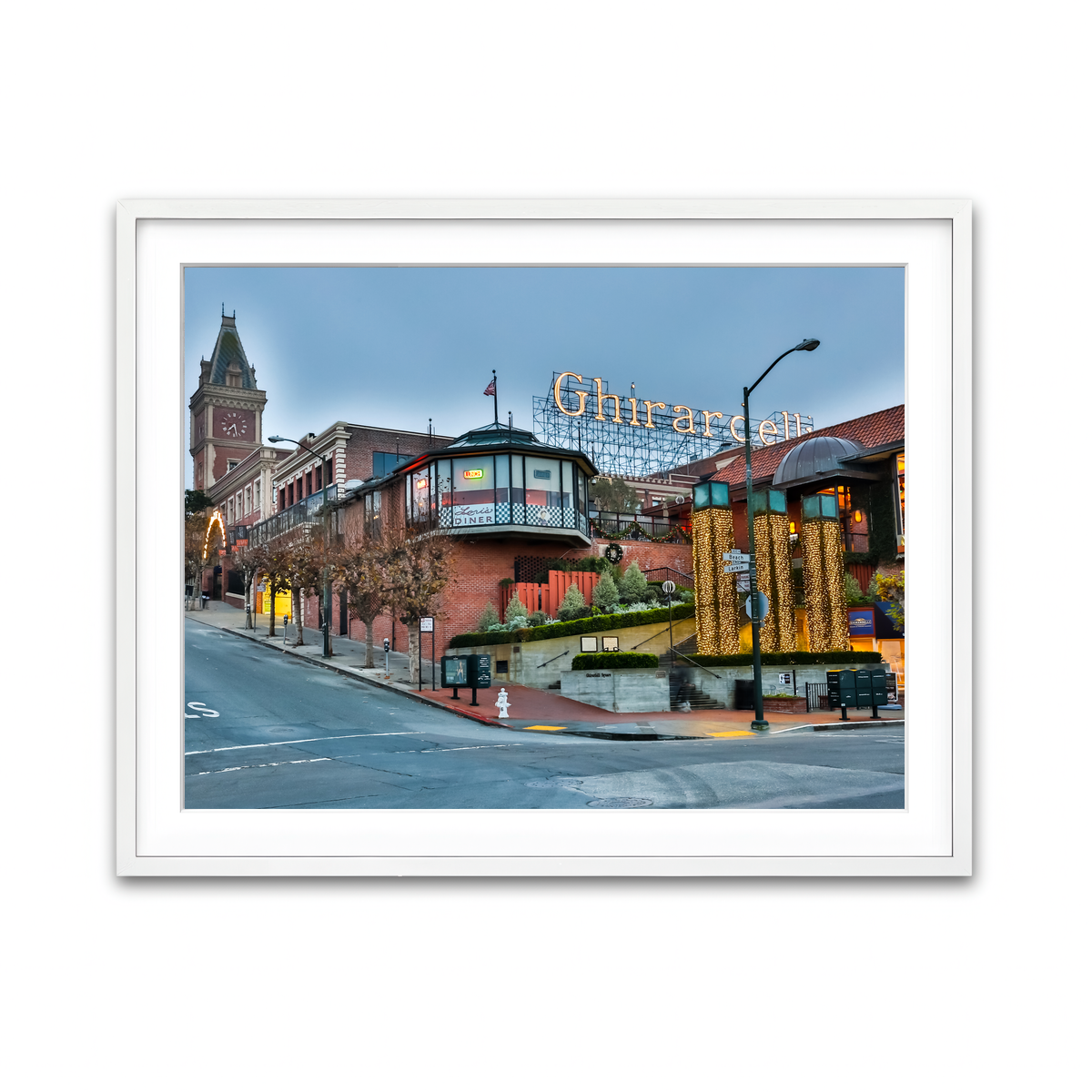 Framed Print 4x3 White