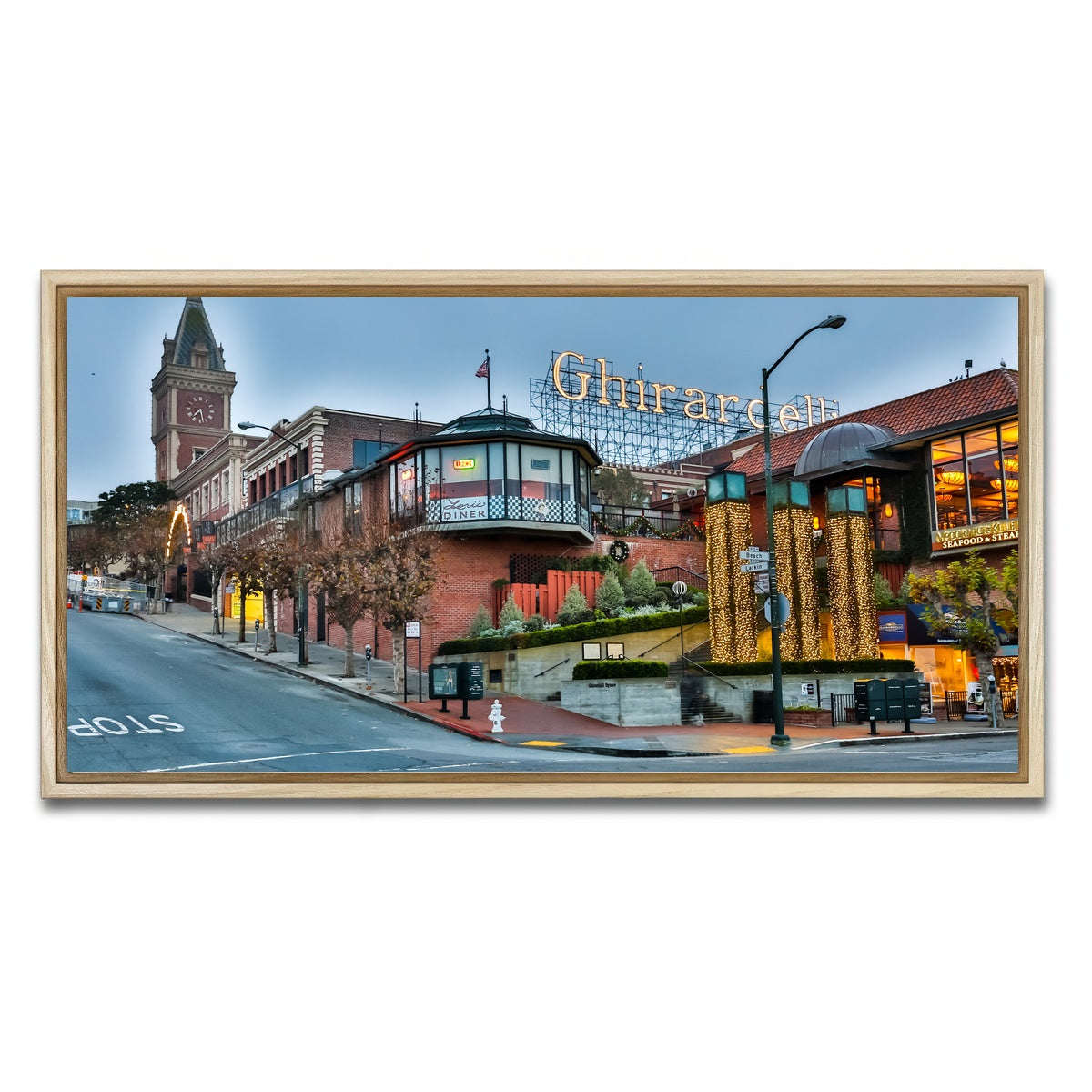 AUTO-MOCKUP WHITE | Ghirardelli Square | 1 Piece | Natural Framed Canvas | group=2x1