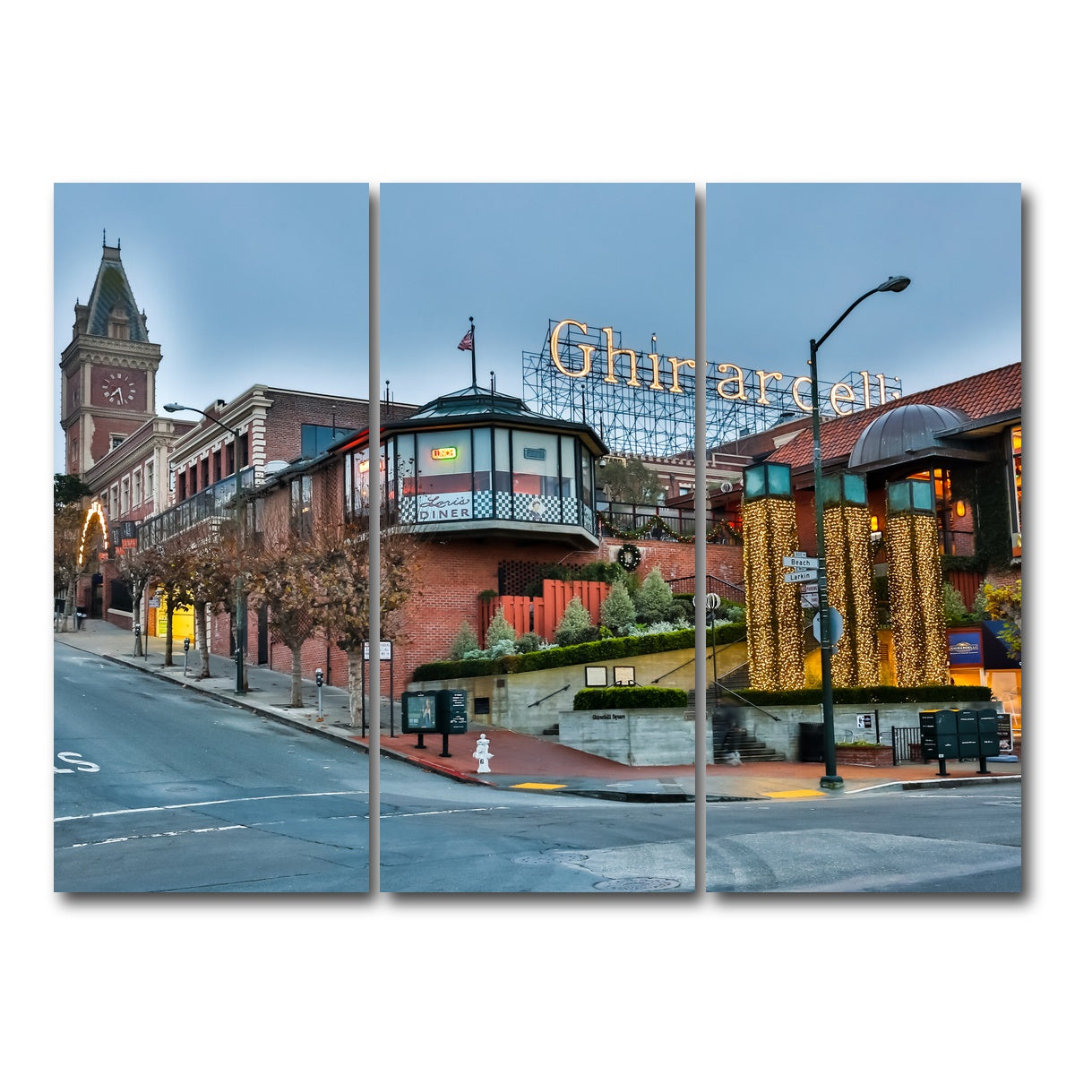 AUTO-MOCKUP WHITE | Ghirardelli Square | 3 Piece | Gallery Wrap Canvas | group=8x18