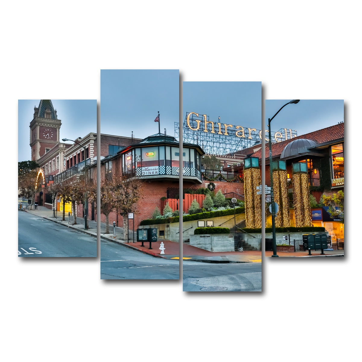 AUTO-MOCKUP WHITE | Ghirardelli Square | 4 Piece | Gallery Wrap Canvas | group=4_short