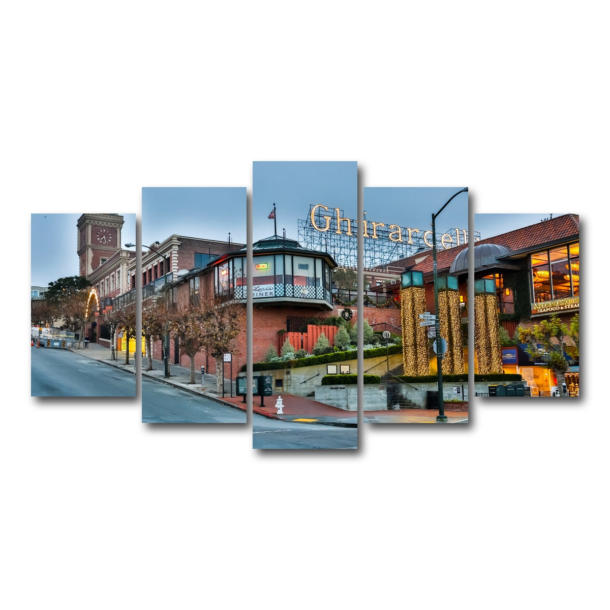 AUTO-MOCKUP WHITE | Ghirardelli Square | 5 Piece | Gallery Wrap Canvas | group=5_normal