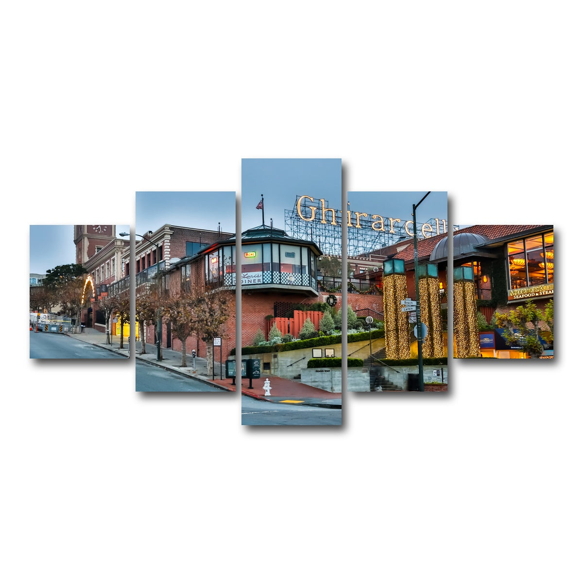 AUTO-MOCKUP WHITE | Ghirardelli Square | 5 Piece | Gallery Wrap Canvas | group=5_short