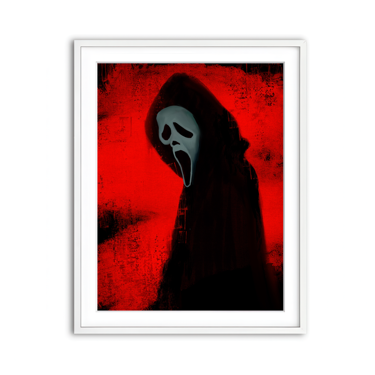 Framed Print 3x4 White