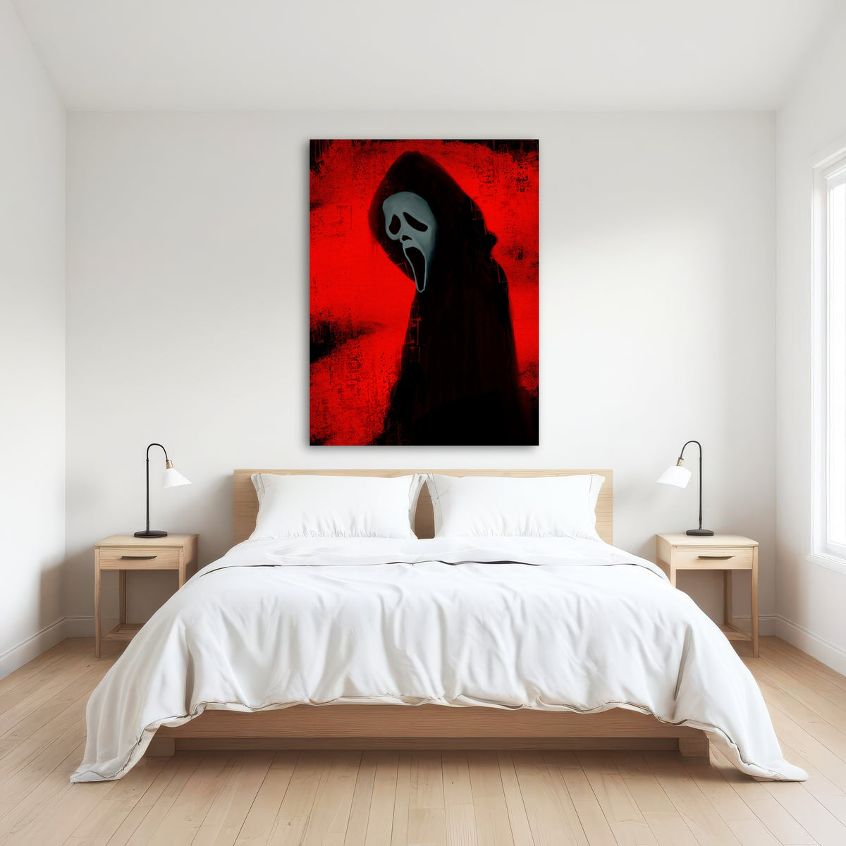 AUTO-MOCKUP ROOM | Ghost Face portrait