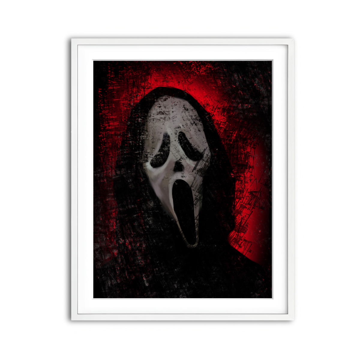 Framed Print 3x4 White