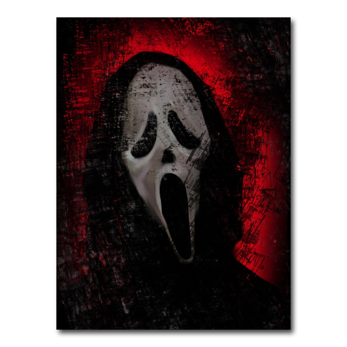 AUTO-MOCKUP WHITE | Ghost Mask | 1 Piece | Gallery Wrap Canvas | group=3x4