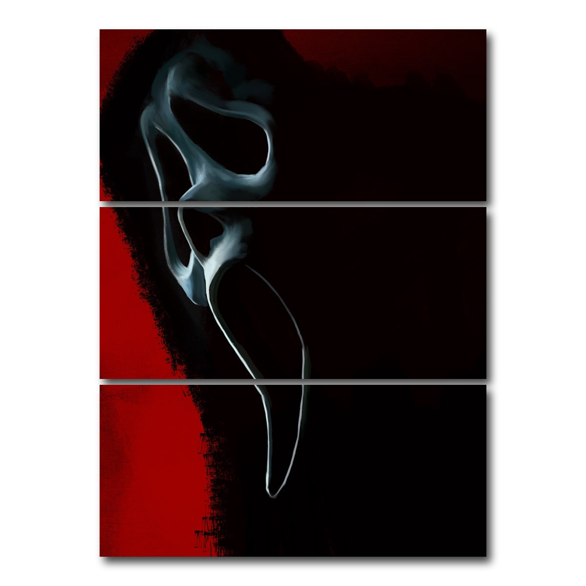 AUTO-MOCKUP WHITE | Ghost | 3 Piece | Gallery Wrap Canvas | group=8x18_stacked