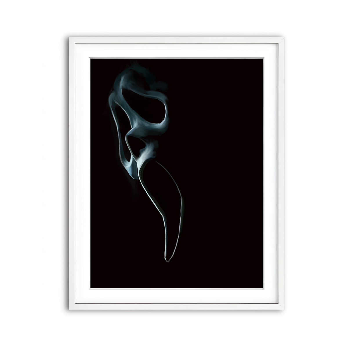 Framed Print 3x4 White