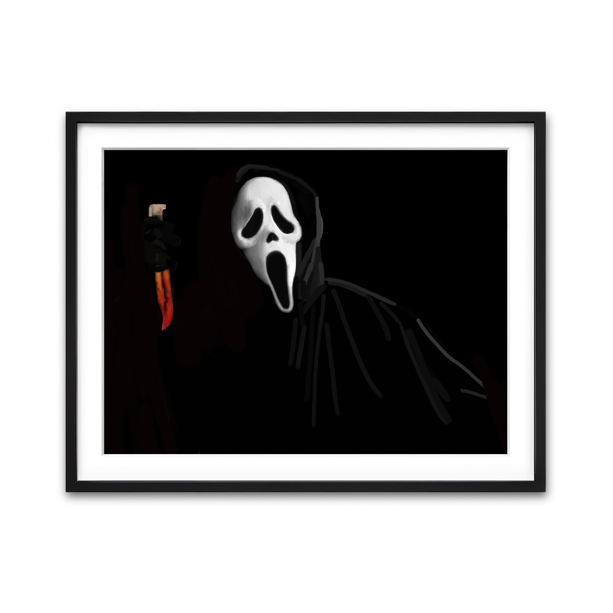 Framed Print 4x3 Black