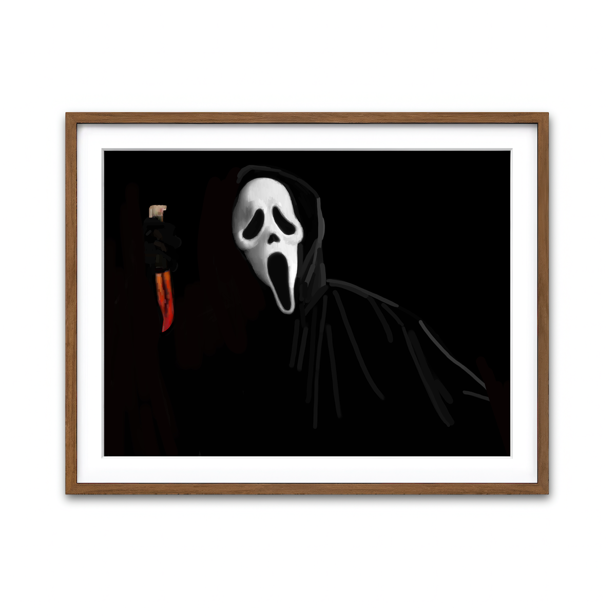 Framed Print 4x3 Walnut