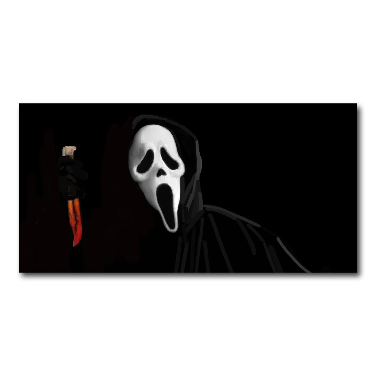 AUTO-MOCKUP WHITE | Ghostface | 1 Piece | Gallery Wrap Canvas | group=2x1