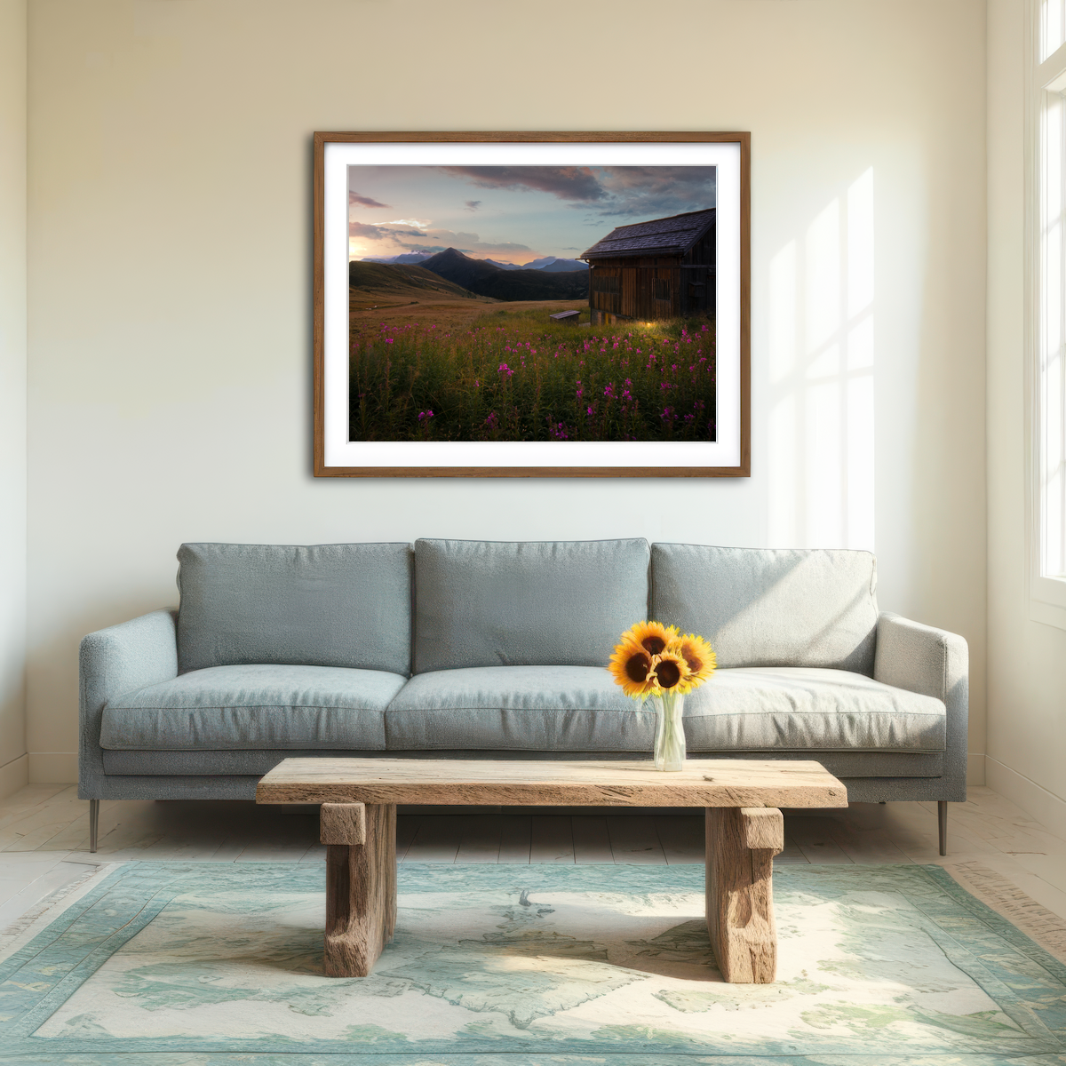 AUTO-MOCKUP ROOM | Giau Pass Wall Art