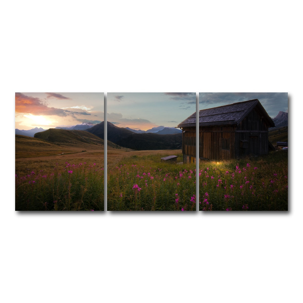 AUTO-MOCKUP WHITE | Giau Pass | 3 Piece | Gallery Wrap Canvas | group=18x24