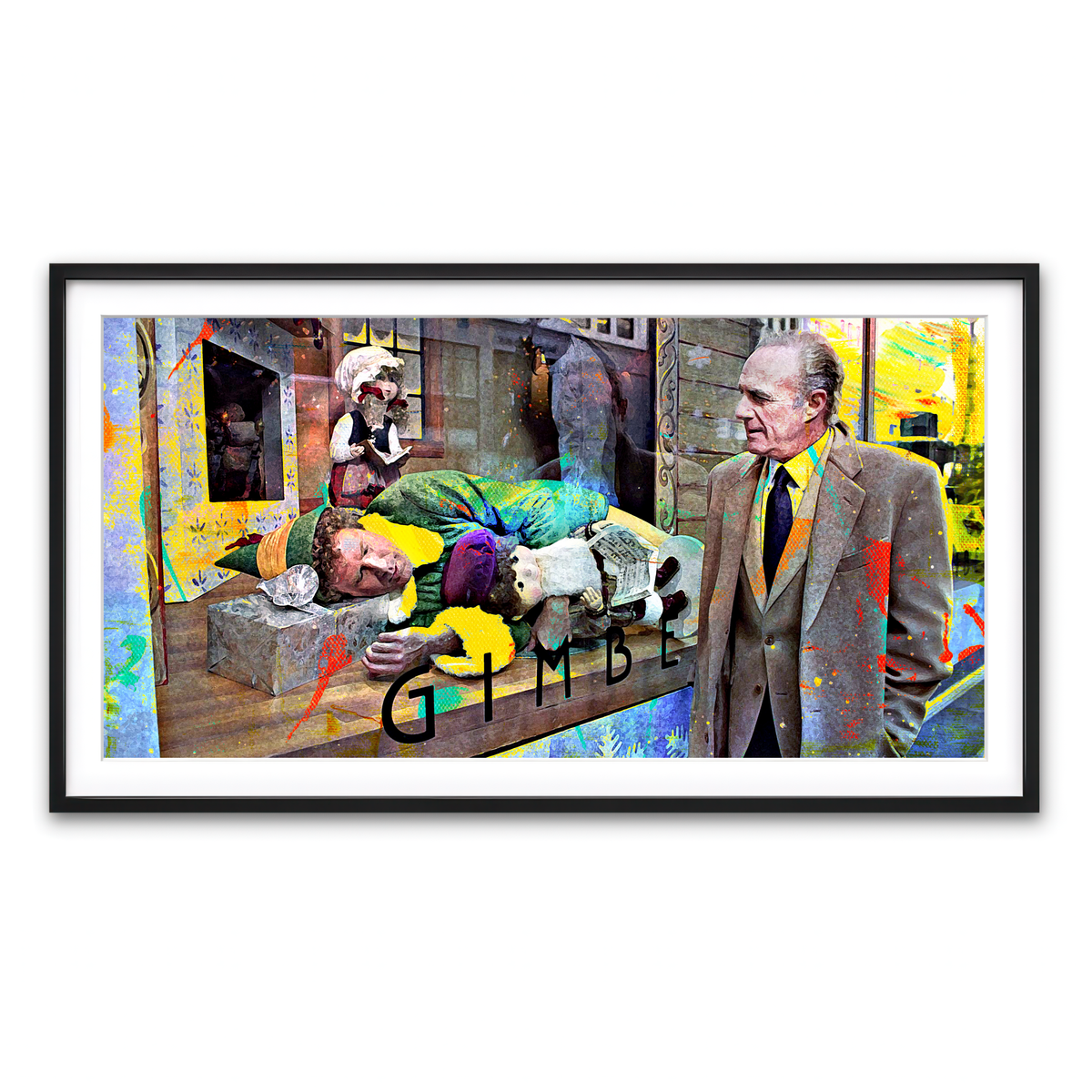 Framed Print 2x1 Black