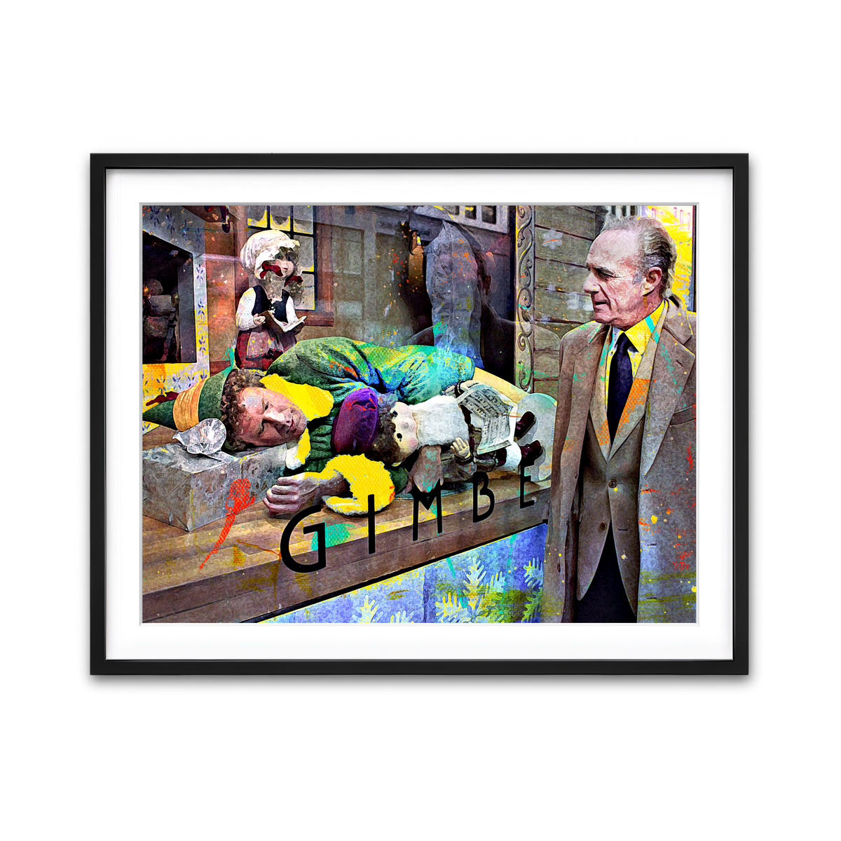 Framed Print 4x3 Black