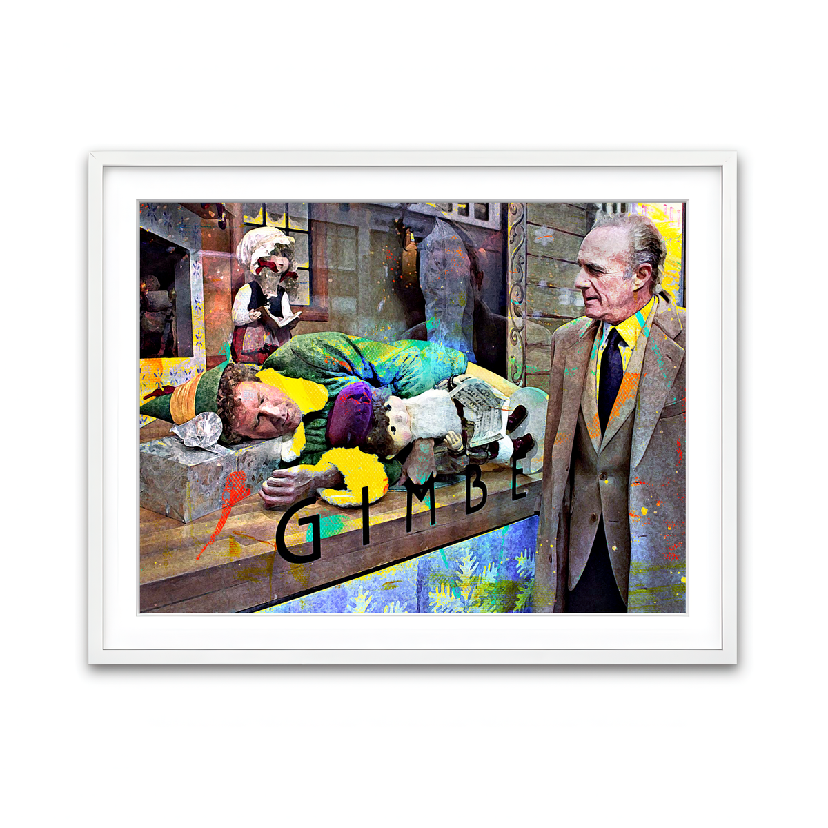 Framed Print 4x3 White