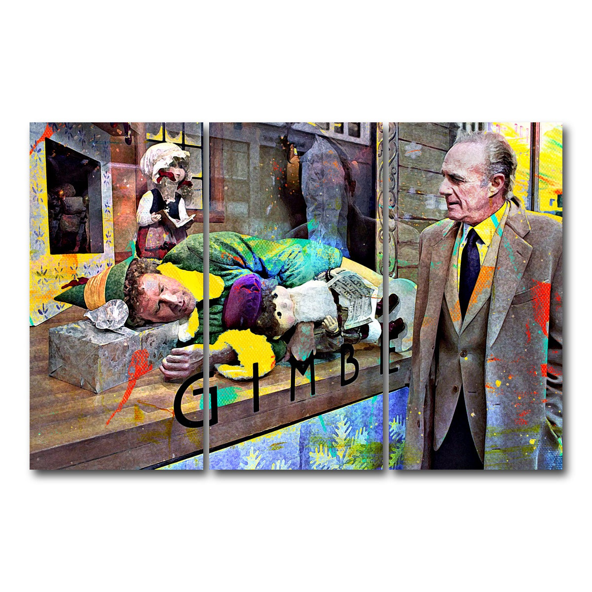 AUTO-MOCKUP WHITE | Gimbels | 3 Piece | Gallery Wrap Canvas | group=12x24