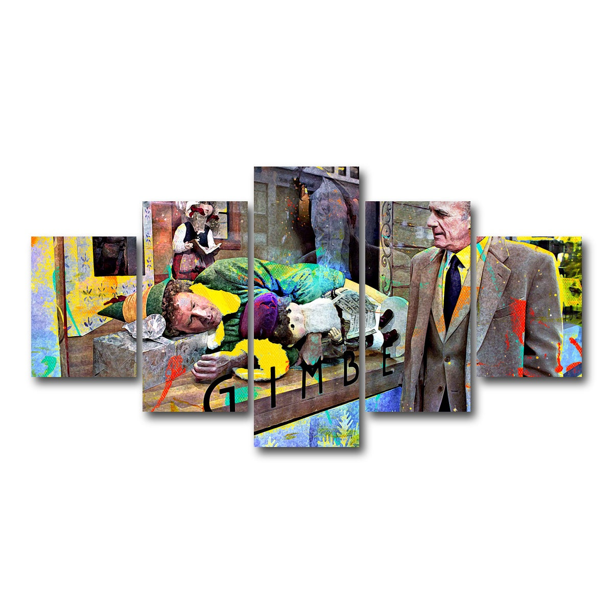 AUTO-MOCKUP WHITE | Gimbels | 5 Piece | Gallery Wrap Canvas | group=5_short