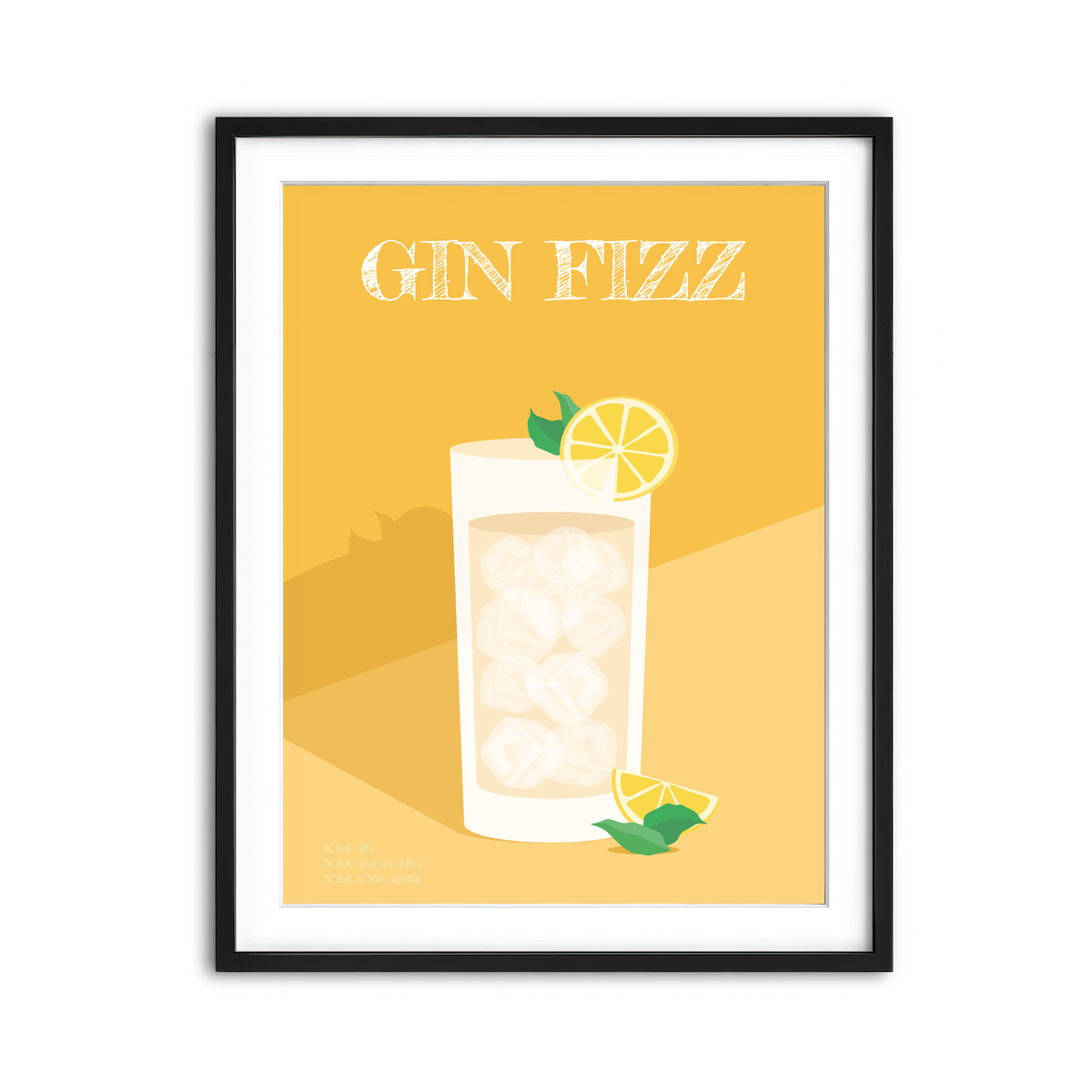 Framed Print 3x4 Black