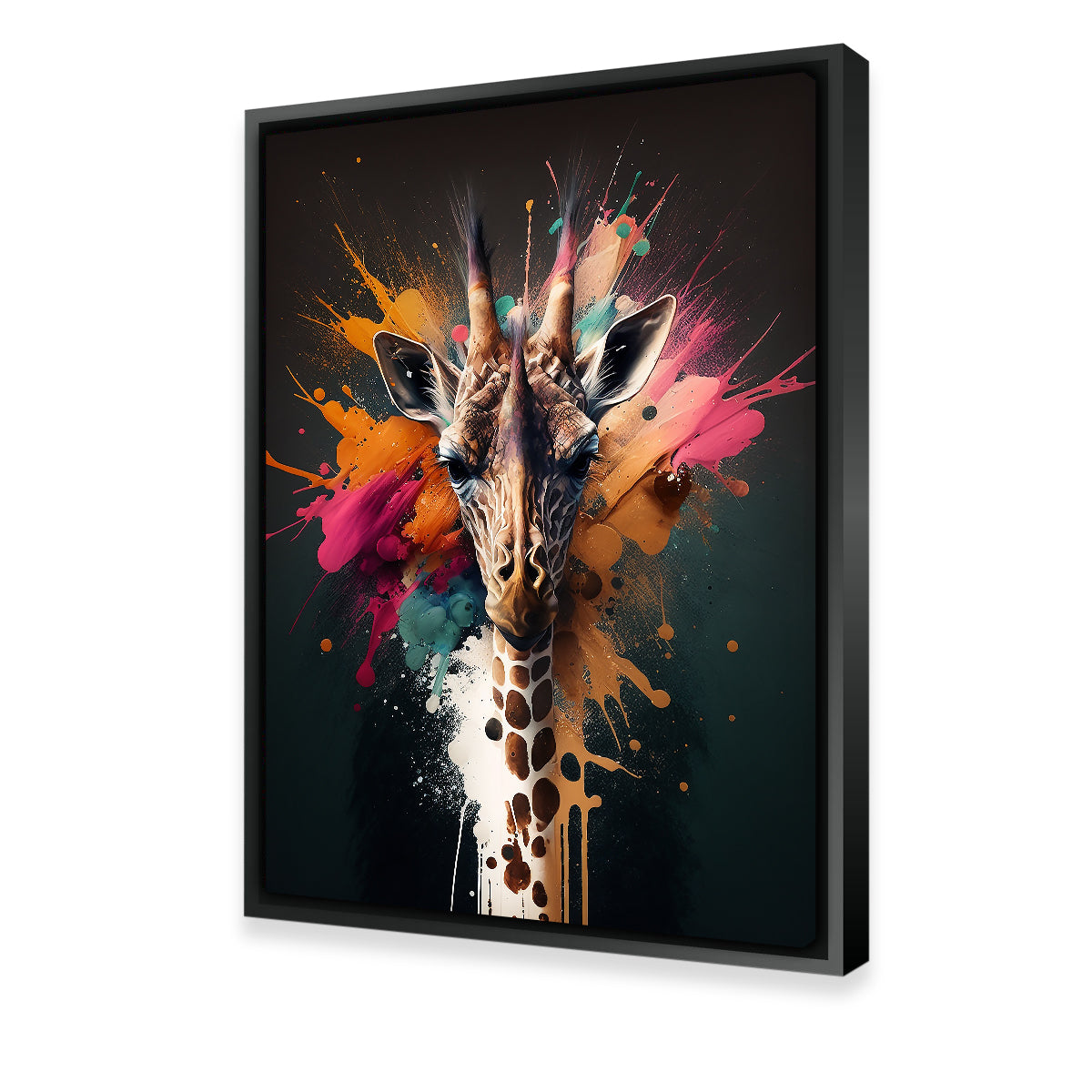 Giraffe Portrait Wall Art