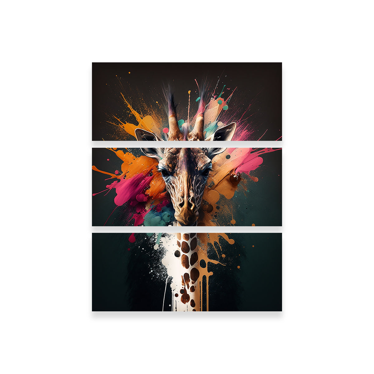 Giraffe Portrait Wall Art