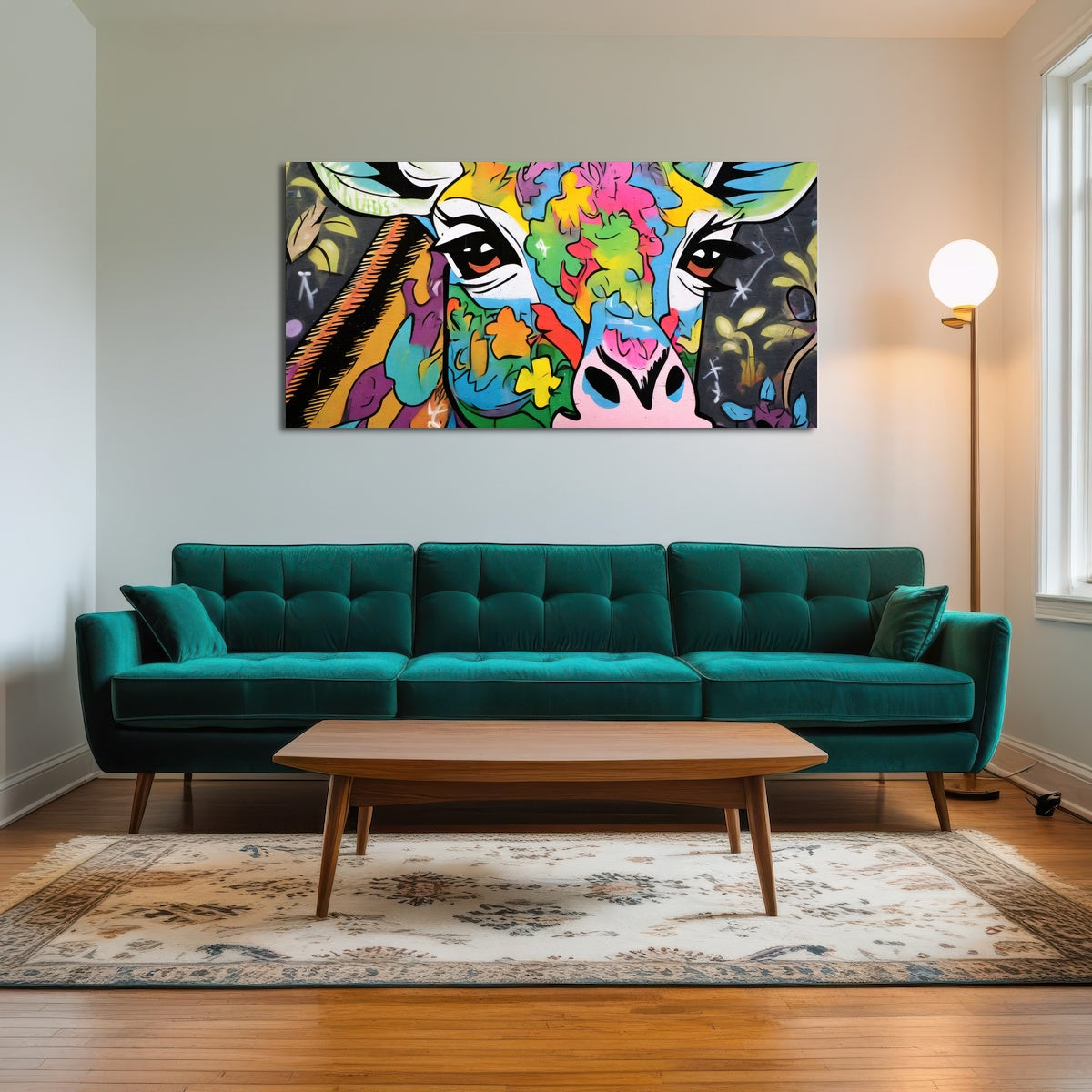 AUTO-MOCKUP ROOM | Giraffe Graffiti