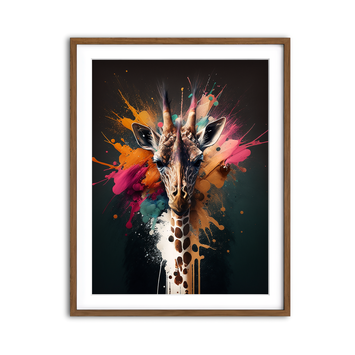 Framed Print 3x4 Walnut