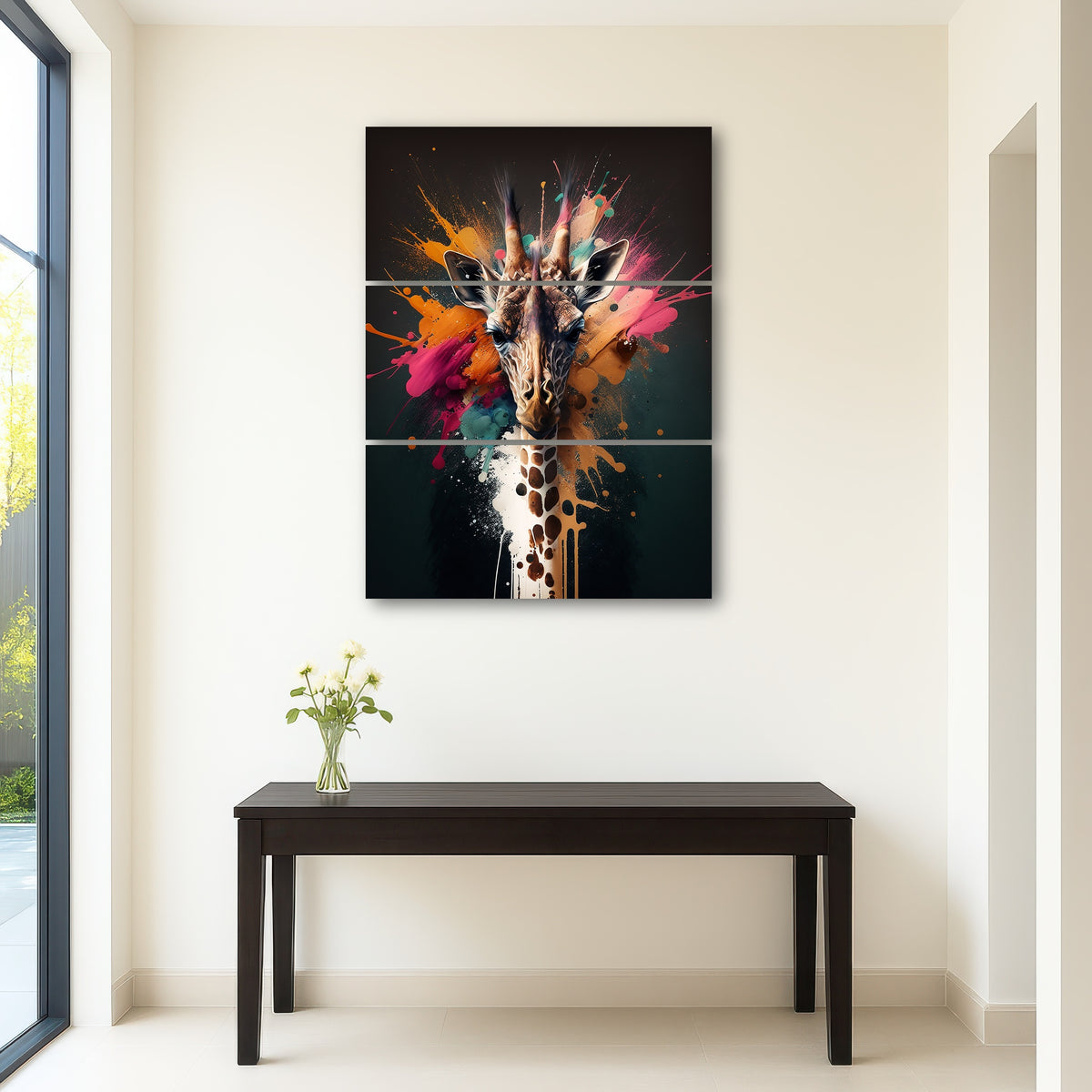 AUTO-MOCKUP ROOM | Giraffe Portrait