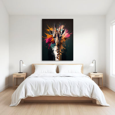 AUTO-MOCKUP ROOM | Giraffe Portrait