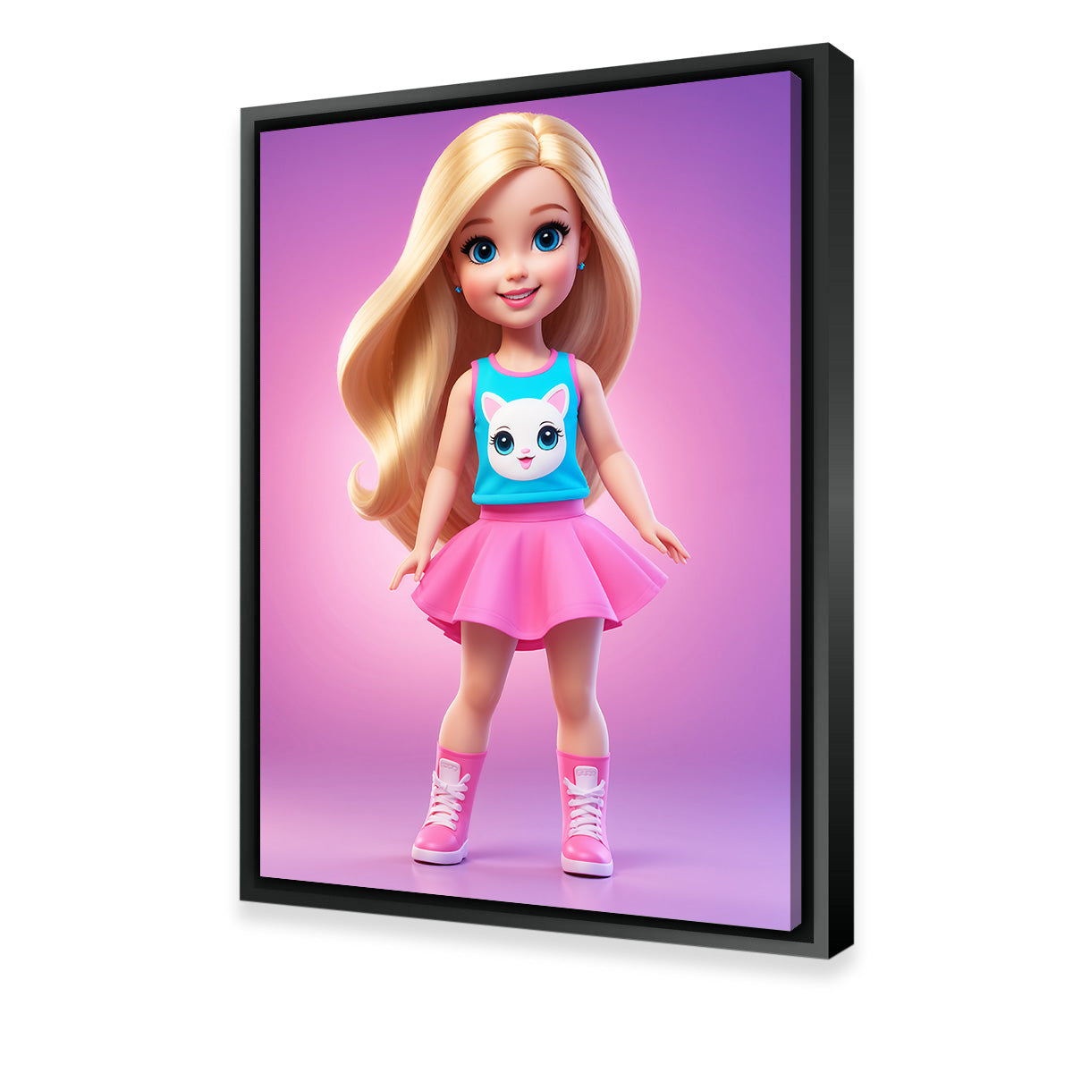 Girl Doll Wall Art