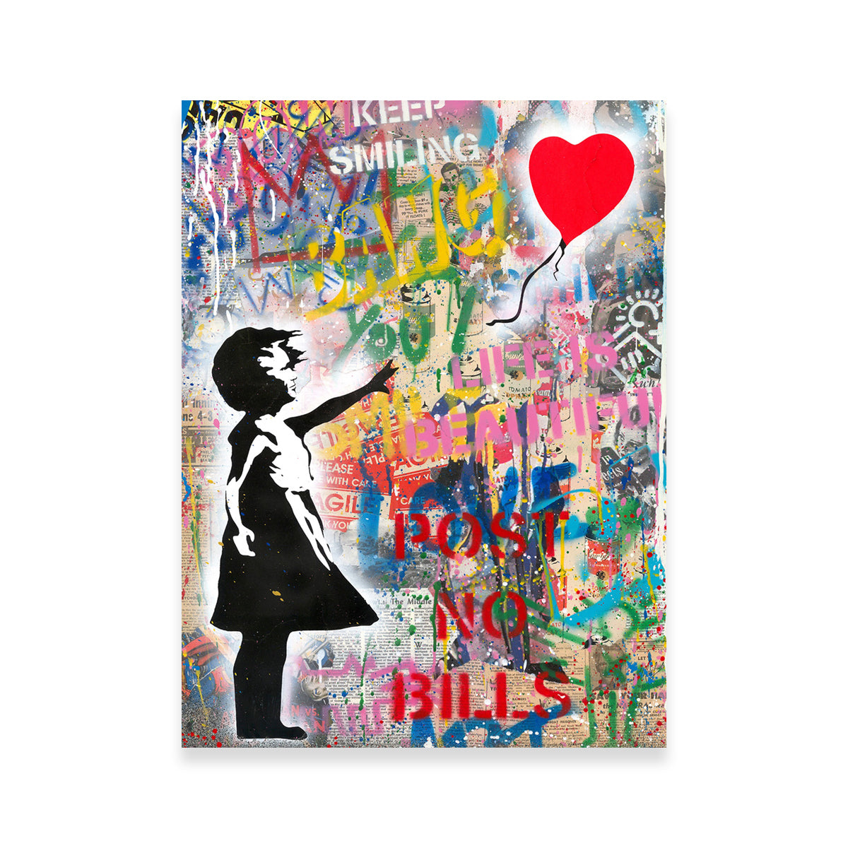 Girl With A Balloon Wall Art