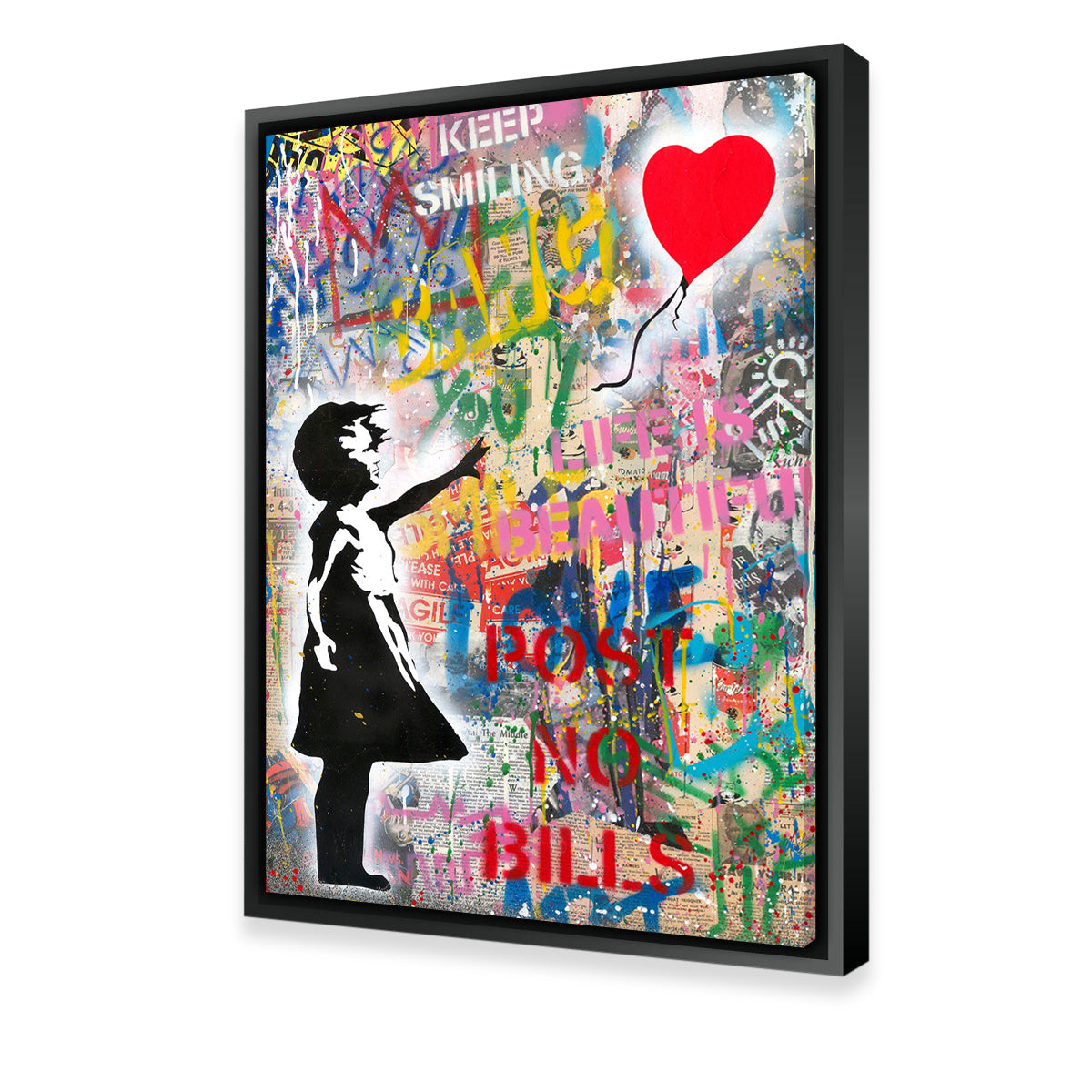 Girl With A Balloon Wall Art
