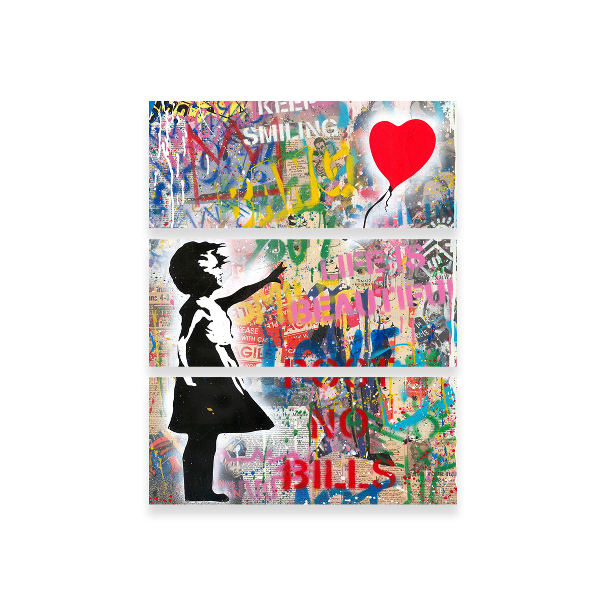 Girl With A Balloon Wall Art