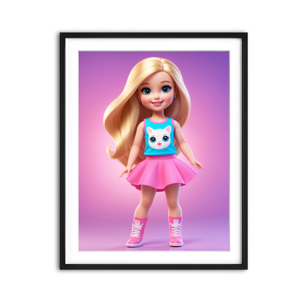 Framed Print 3x4 Black