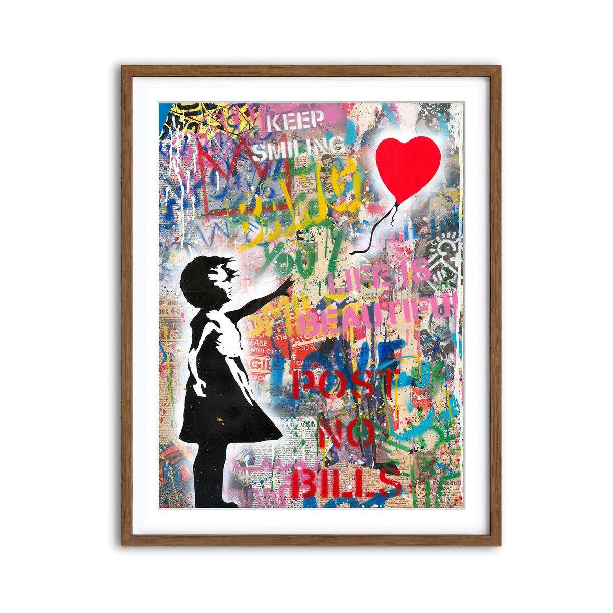 Framed Print 3x4 Walnut