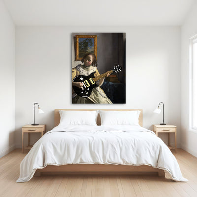 AUTO-MOCKUP ROOM | Girl With An Electric Guitar