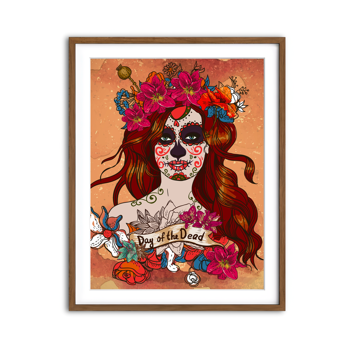 Framed Print 3x4 Walnut