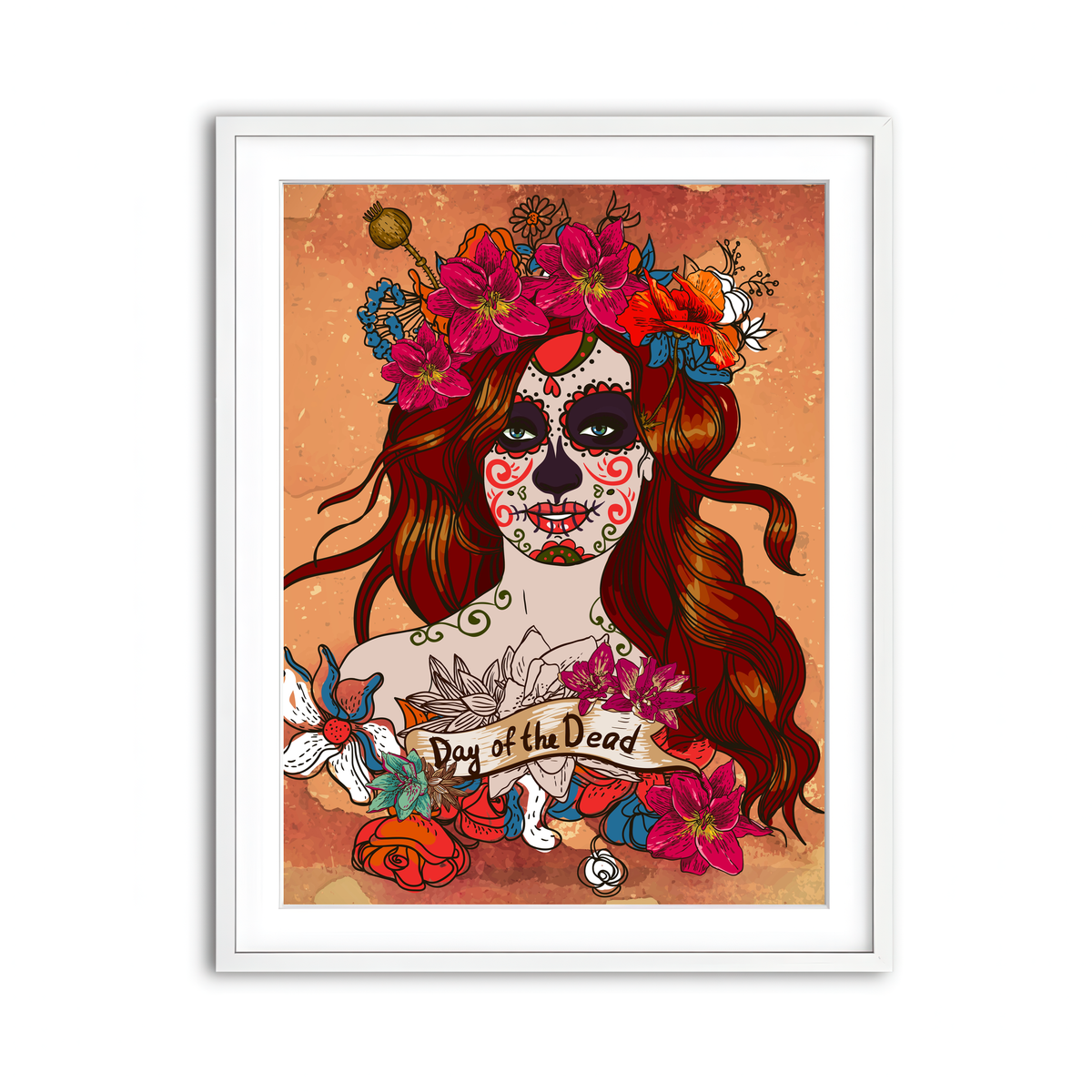 Framed Print 3x4 White